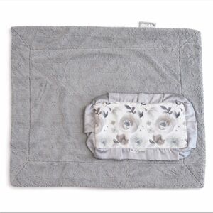 Minky Couture 2 Piece Lot/Bundle Blanket Set Infant Mini Lovey/Security Blanket